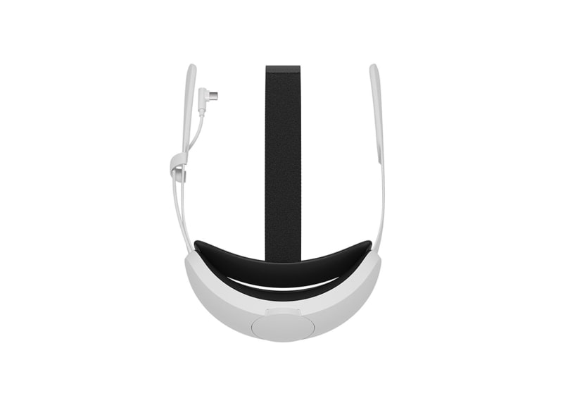 Quest 2 Elite Strap with Battery for Enhanced Comfort and Playtime in VR,  black/White