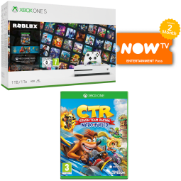 Product 1tb Xbox One S Roblox Bundle With Crash Team Racing - xbox one s roblox bundle 1tb xbox