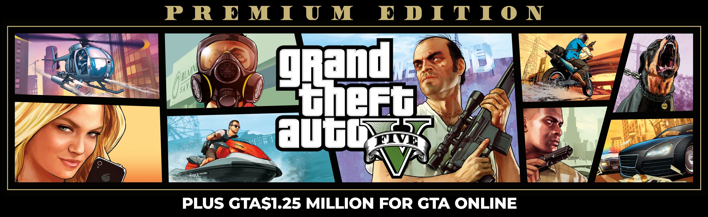 Grand Theft Auto V + GTA$1.25 Million