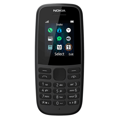 NOKIA 105 UNLOCKED BLACK for Phones 