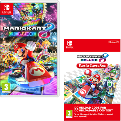 Mario Kart 8 Deluxe + Mario Kart 8 Booster Pass for Switch
