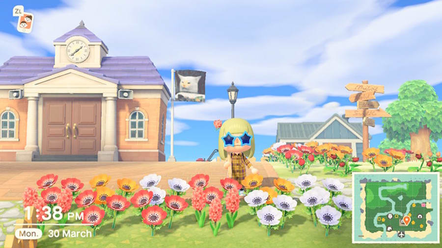 Town Plaza in Animal Crossing