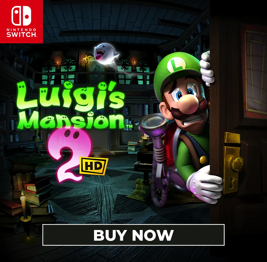 Out now - Purchase to receive Luigi's Mansion 2 HD Phone Ring