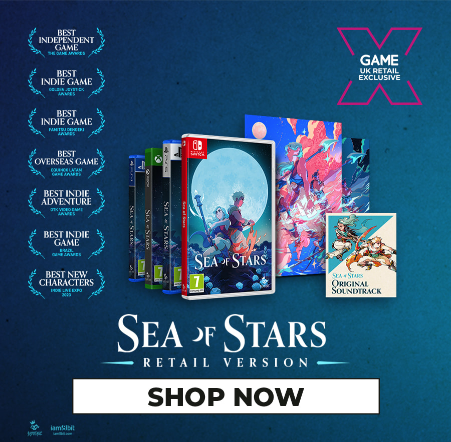 Sea of Stars - Out now - UK Retail Exclusive Bonus Soundtrack