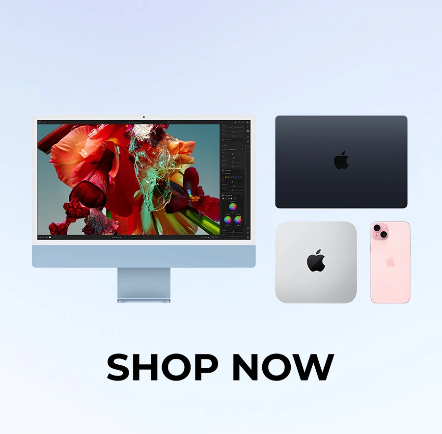 Shop Now our range of Apple products