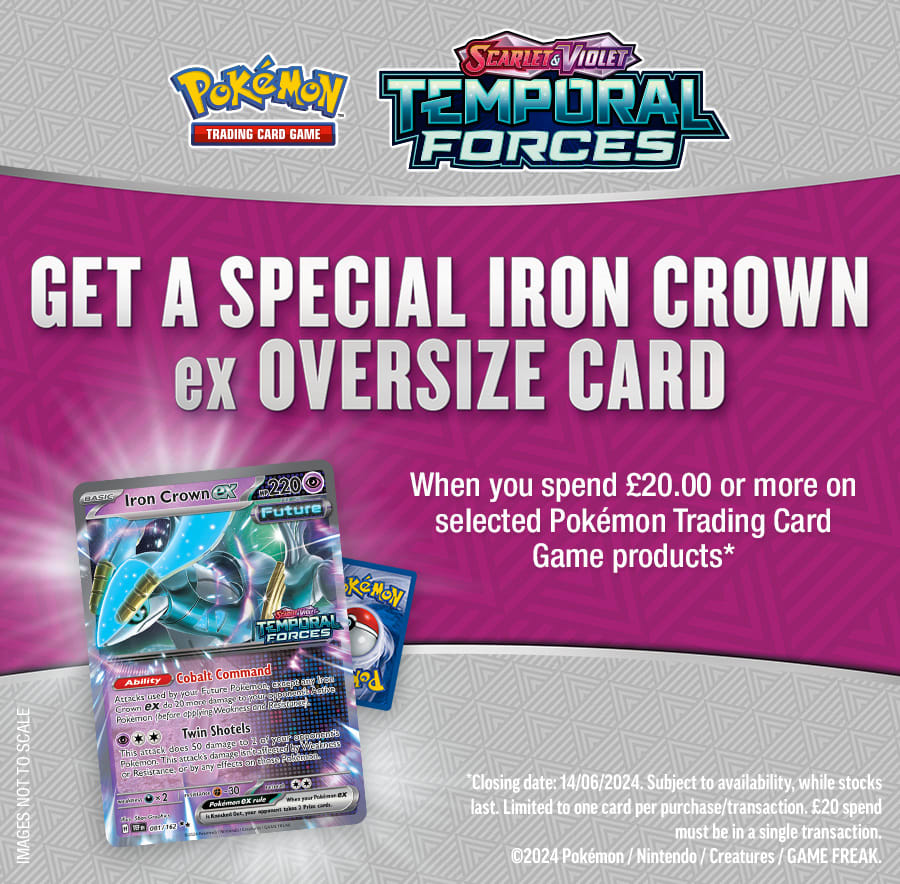 Oversized Iron Crown Card