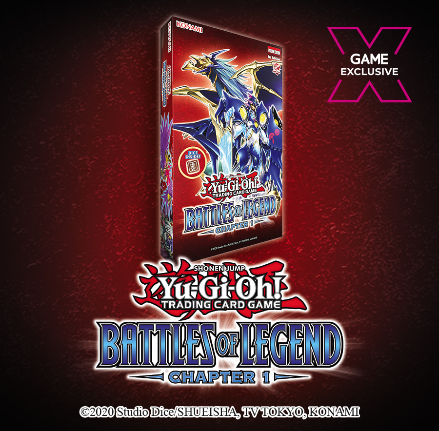 Out now - GAME Exclusive Yu-Gi-Oh Battles of Legend Chapter 1