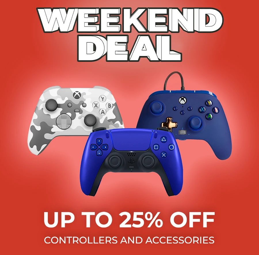Weekend deal - Up to 25% off selected controllers - Ends Monday