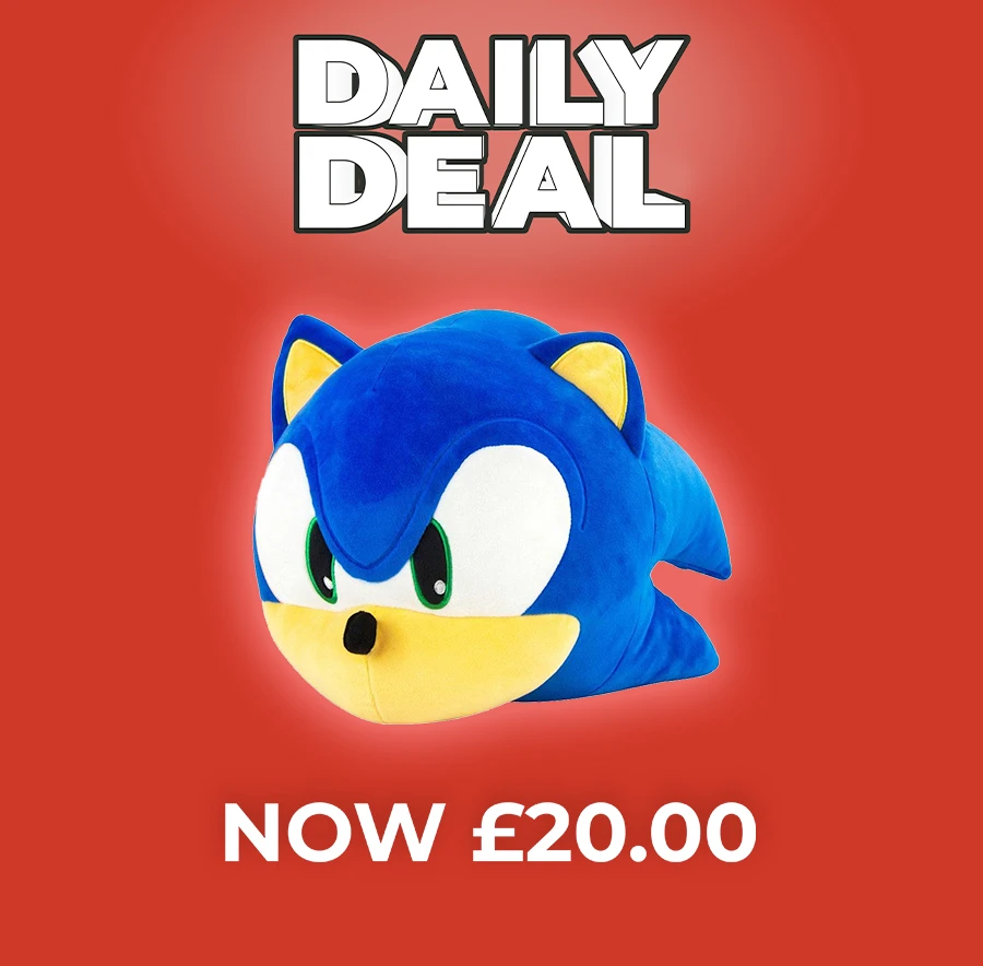 Daily Deal - Mega Plush - Sonic the Hedgehog now £20.00