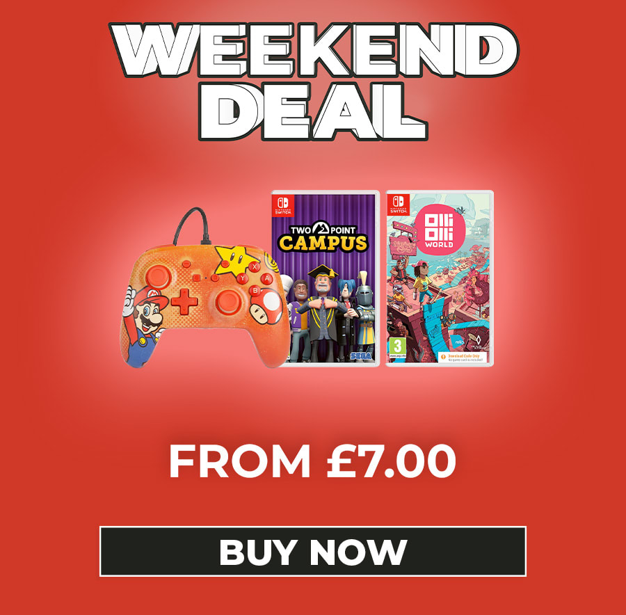 Weekend Deal - Save on selected Nintendo Switch games and accessories - Ends Midnight Sunday