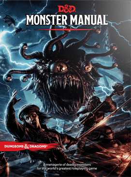 Image of the Dungeons and Dragons Monster Manual